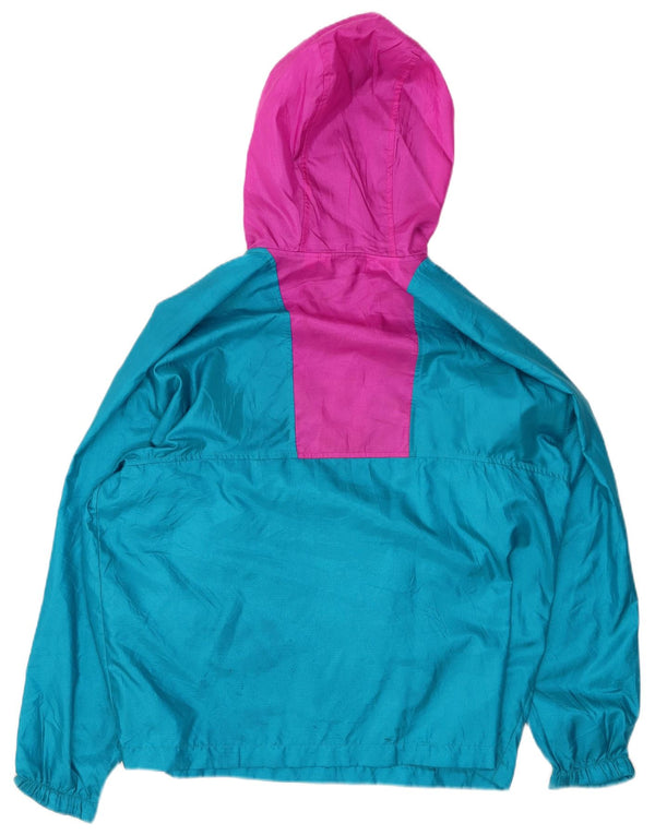COLUMBIA Womens Oversized Anorak Jacket UK 16 Large Turquoise Colourblock