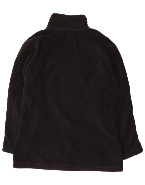 FILA Ženski džemper od flisa s patentnim zatvaračem IT 44 Srednji crni poliester