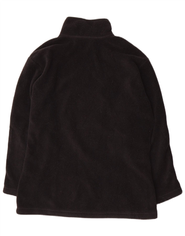 FILA Ženski džemper od flisa s patentnim zatvaračem IT 44 Srednji crni poliester