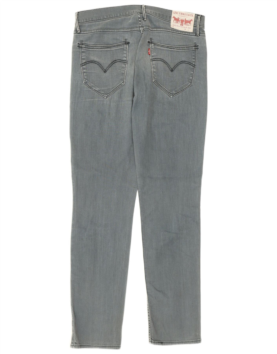 Levi's muške uske traperice W33 L34 Sivi pamuk