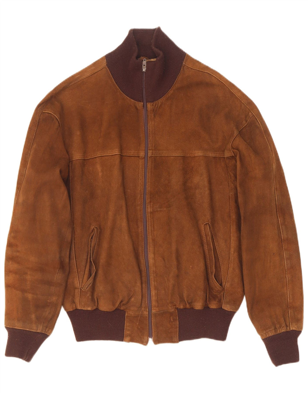 Vintage muška bomber jakna od brušene kože IT 50 Large Brown