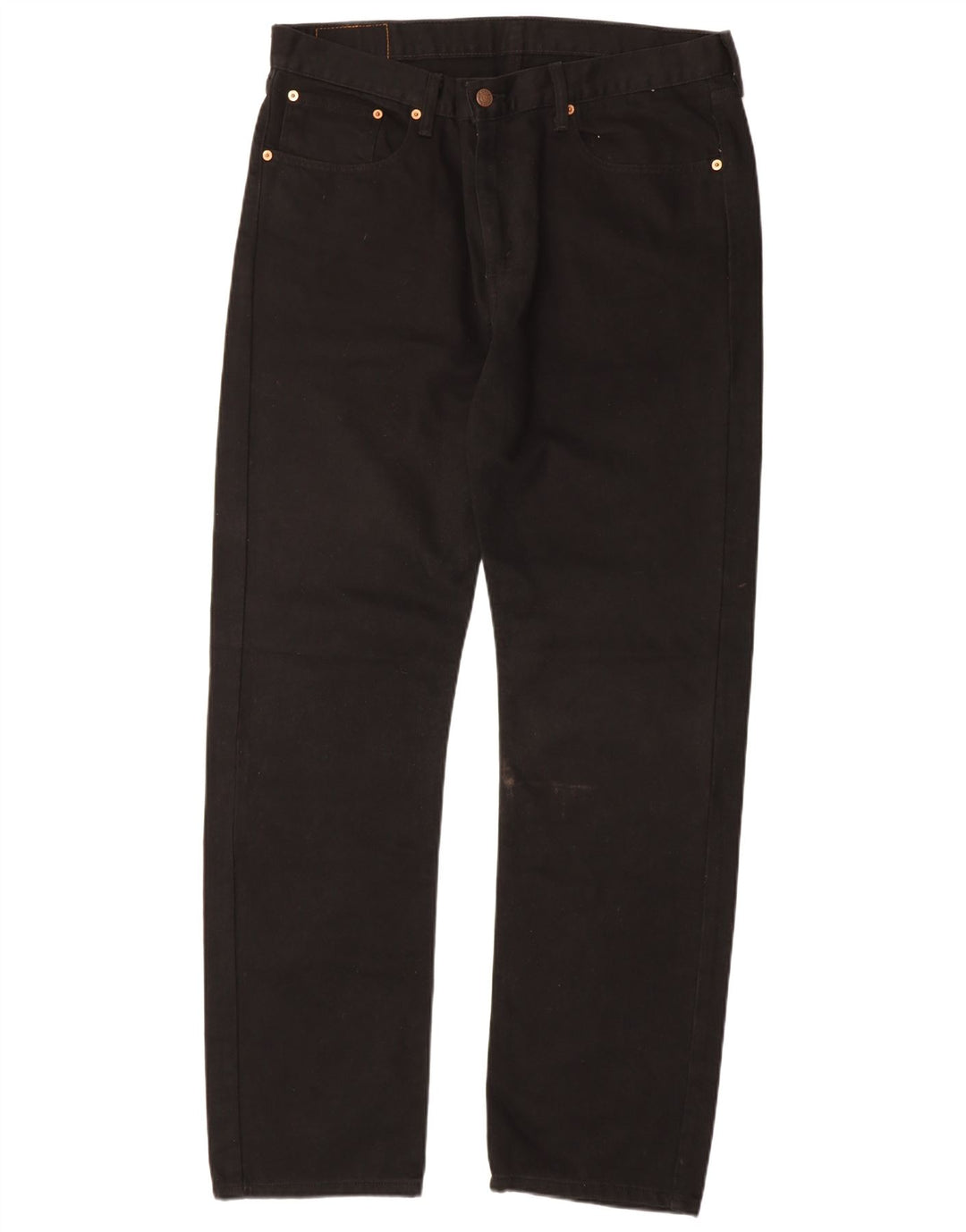 Levi's muške 751 ravne traperice W38 L34 crni pamuk