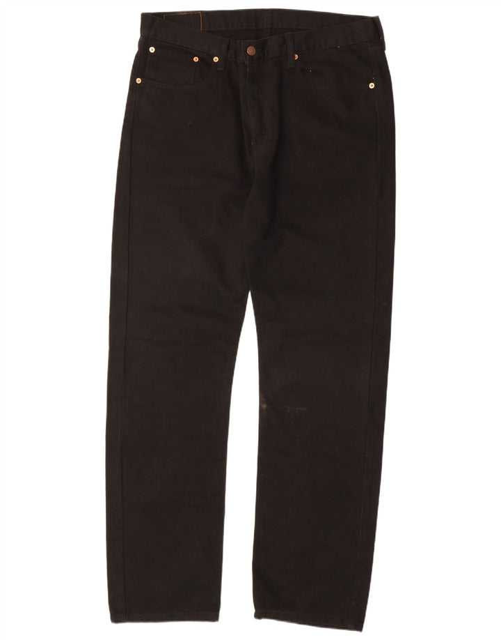 Levi's muške 751 ravne traperice W38 L34 crni pamuk