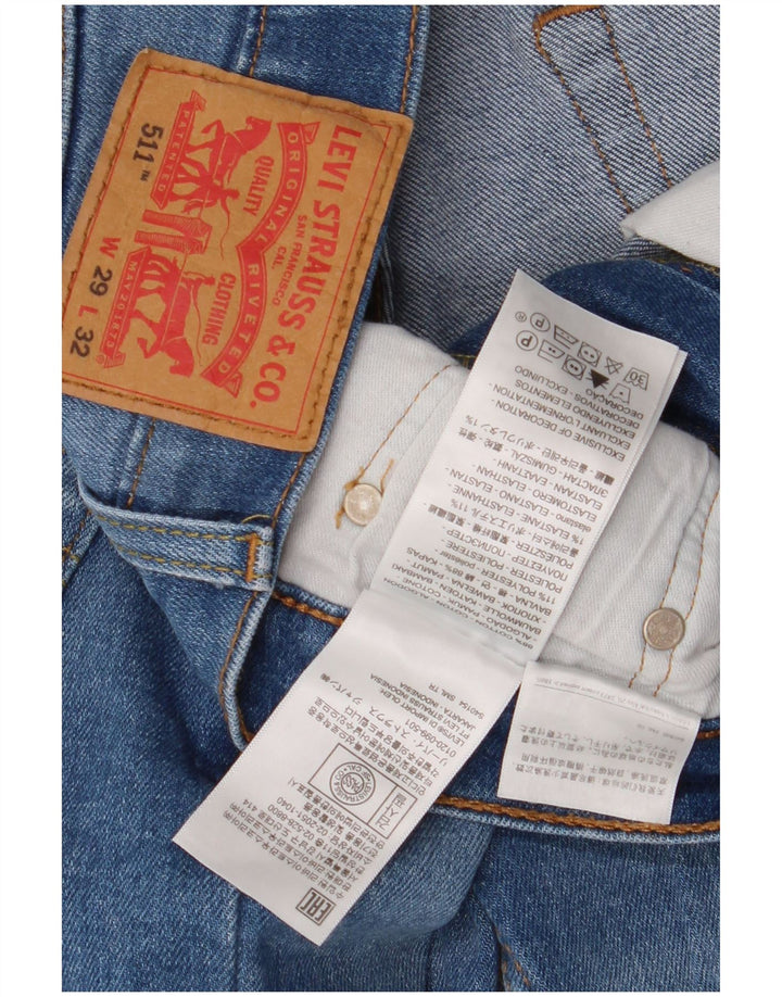 Levi's muške 511 uske traperice W29 L32 plavi pamuk