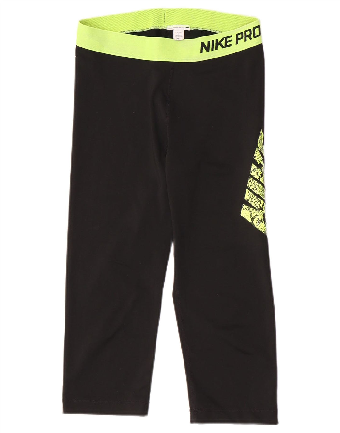 Nike ženske Graphic Capri tajice UK 12 srednje crne boje