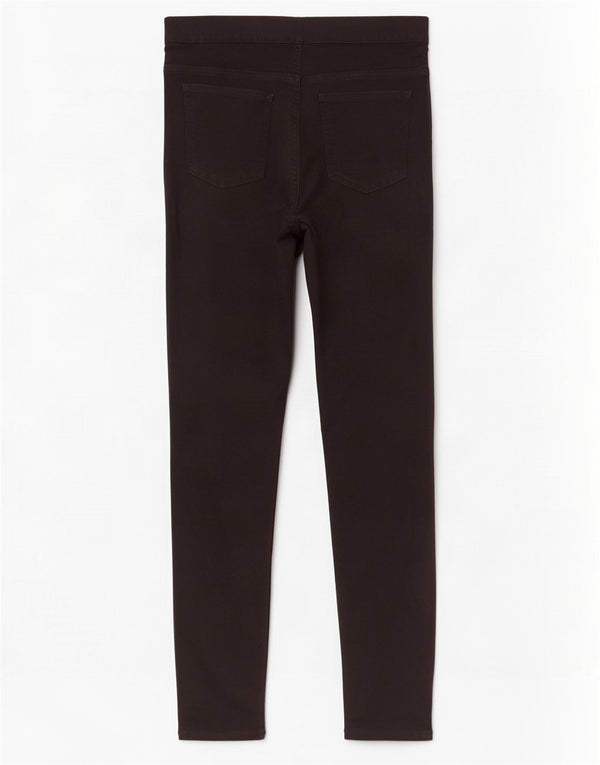 Marks & Spencer ženske jegging traperice UK 12 srednje W30 L30 crni pamuk