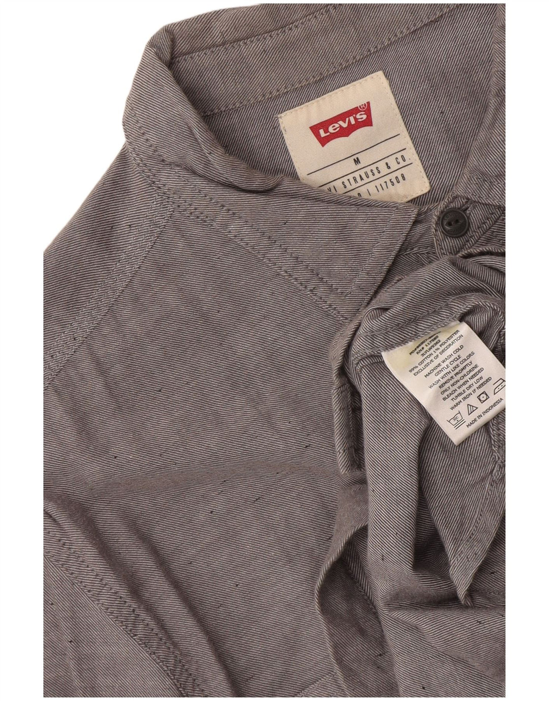 Levi's muška košulja, srednje sivi flekasti pamuk