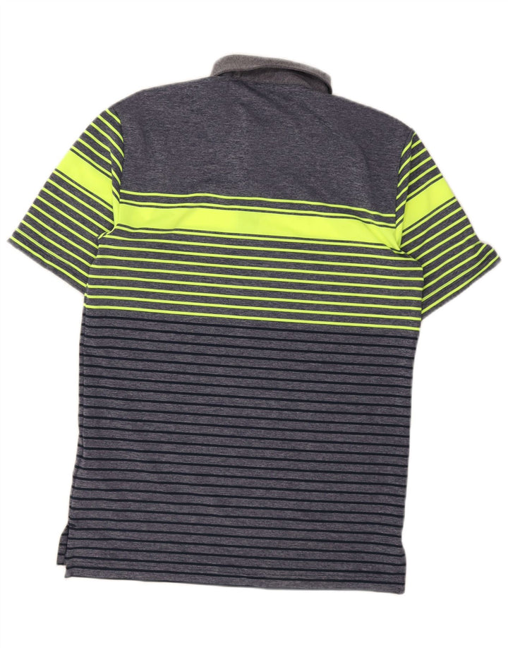 Adidas muška polo majica XS tamnoplavi poliester na pruge