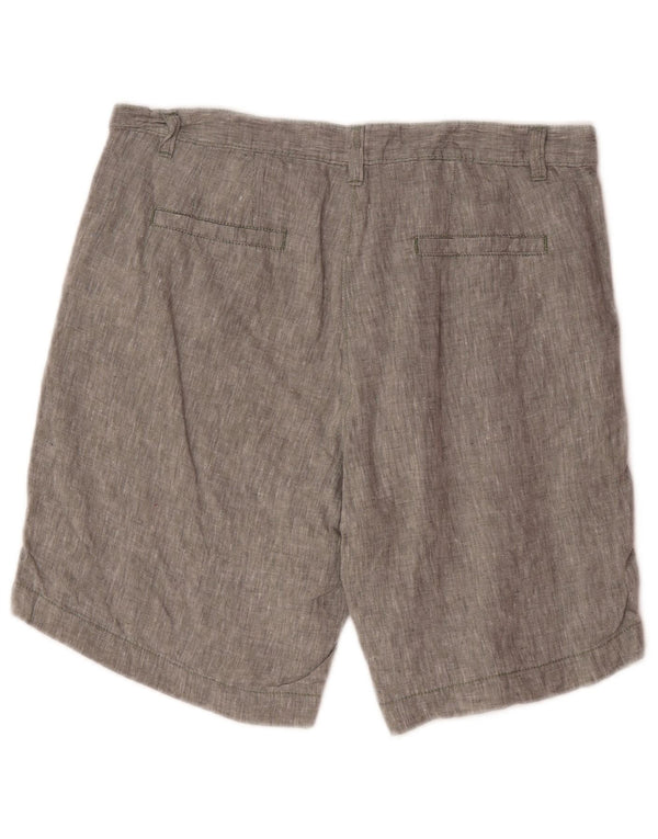 Dack's ženske kratke chino hlače visokog struka EU 44 XL W34 sivi lan
