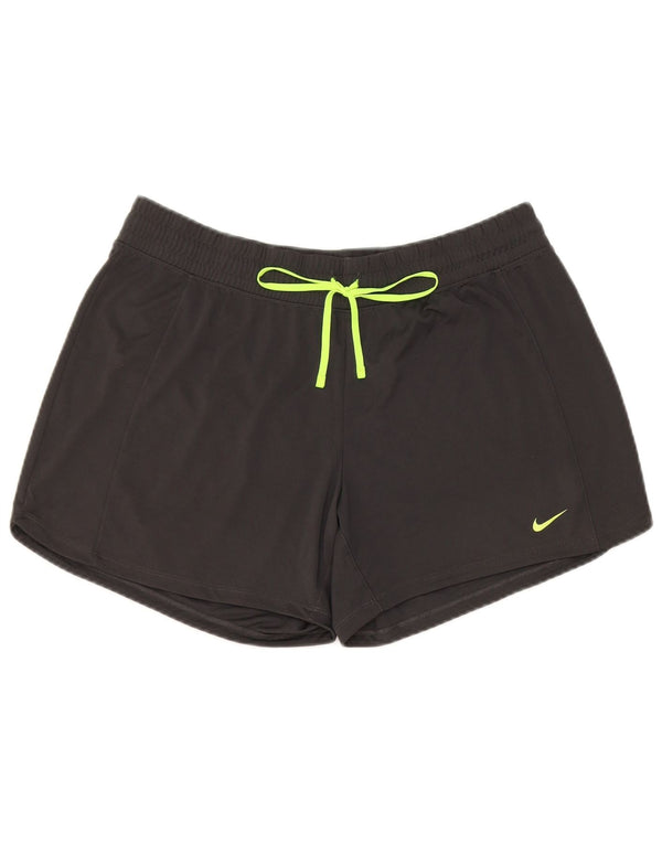 Nike muške sportske kratke hlače veliki sivi poliester
