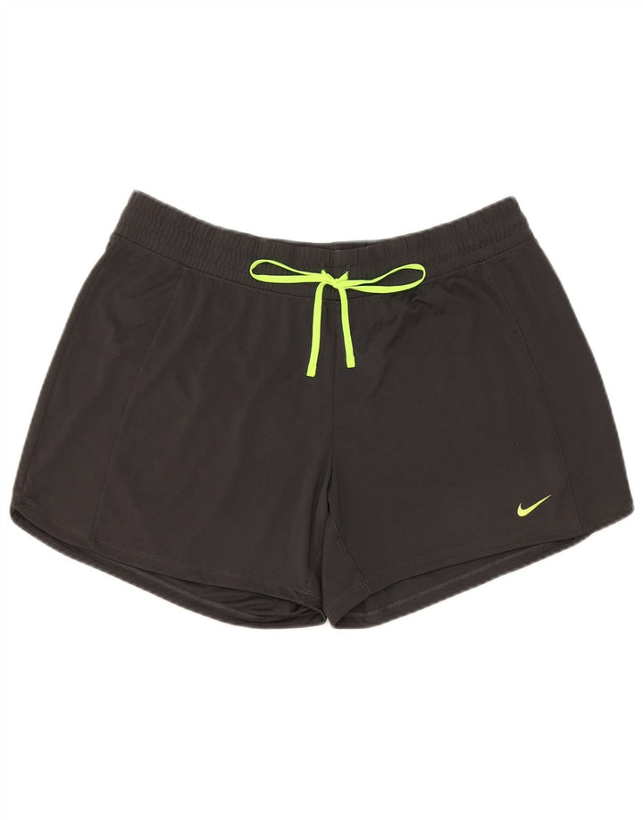 Nike muške sportske kratke hlače veliki sivi poliester