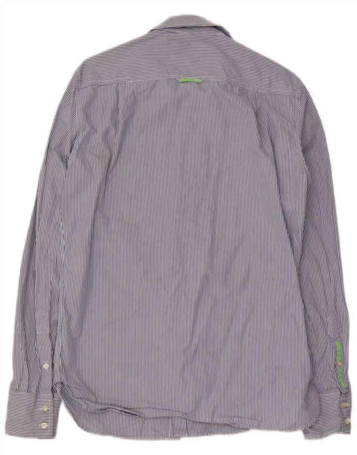 Superdry muška košulja srednje plave pamučne pruge