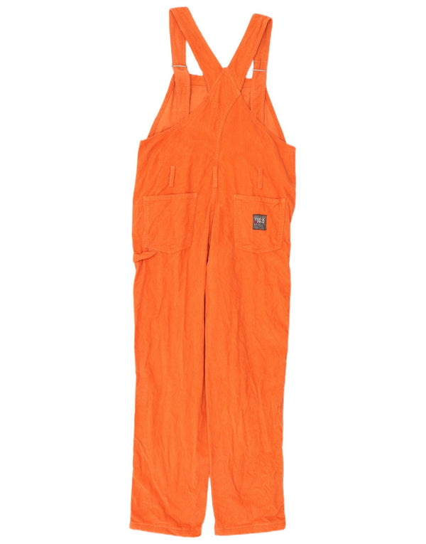 Think Pink Ženske ravne hlače Dungarees UK 16 Large W34 L29 Narančasta