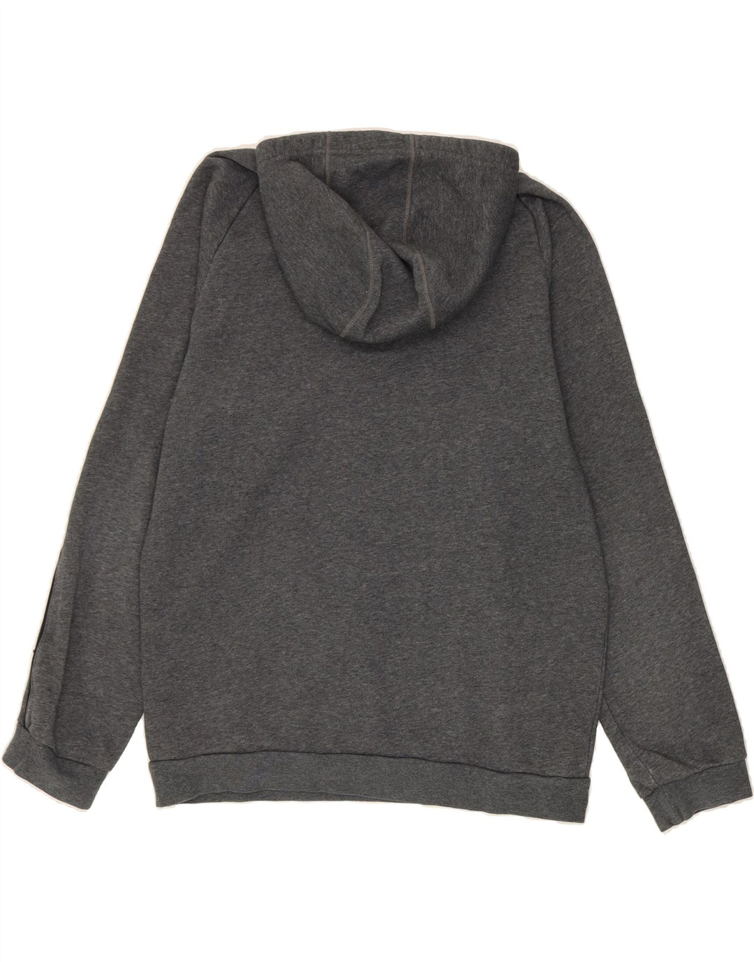 ADIDAS Mens Hoodie Jumper Medium Grey Cotton Vintage Adidas and Second-Hand Adidas from Messina Hembry 