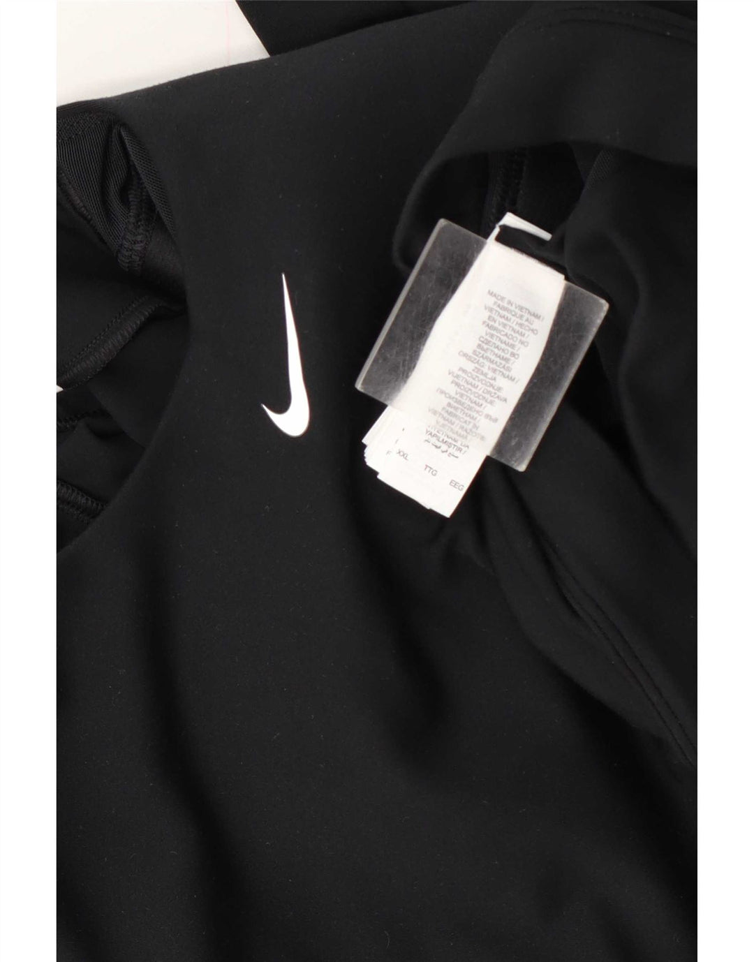 Nike ženska majica kratkih rukava dugih rukava UK 20 2XL crni poliester