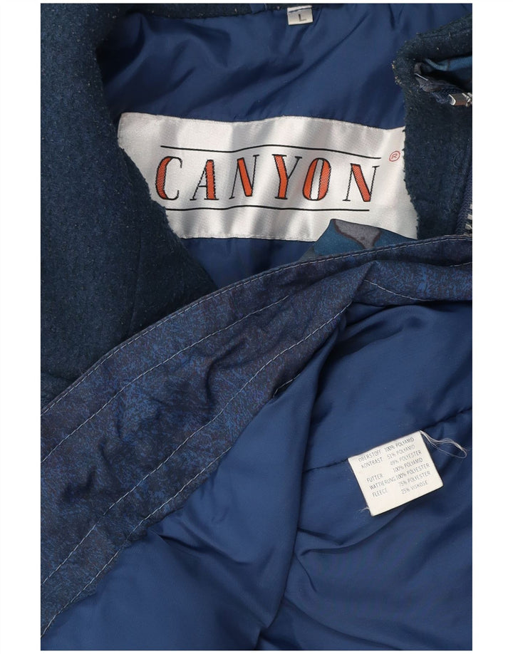 CANYON muški pulover jakna vjetrovka UK 40 Large Blue Geometric