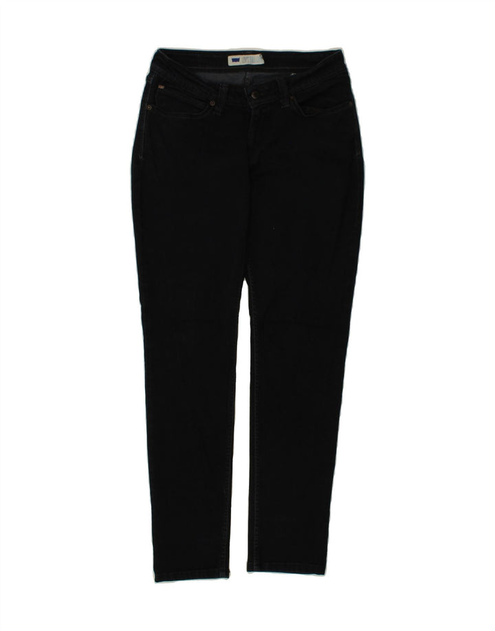 LEVI'S Womens Bold Curve Slim Jeans US 11 Medium W30 L30 Black Cotton Vintage Levi's and Second-Hand Levi's from Messina Hembry 