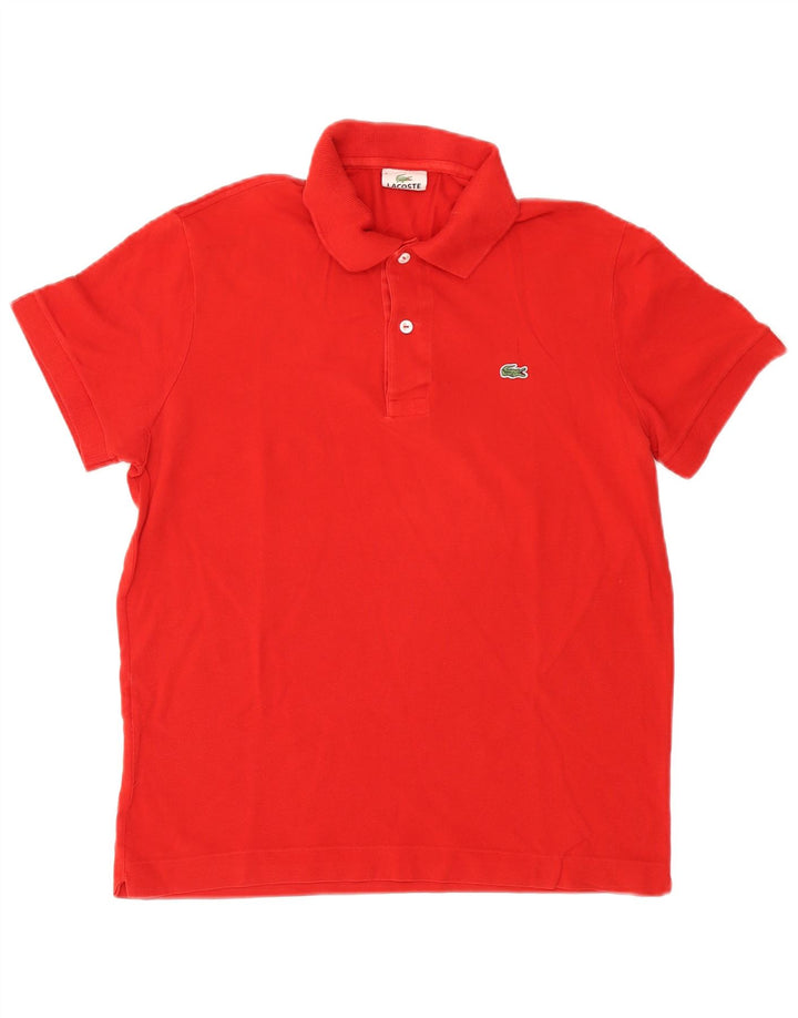 Lacoste muška polo majica veličine 4, srednje crveni pamuk