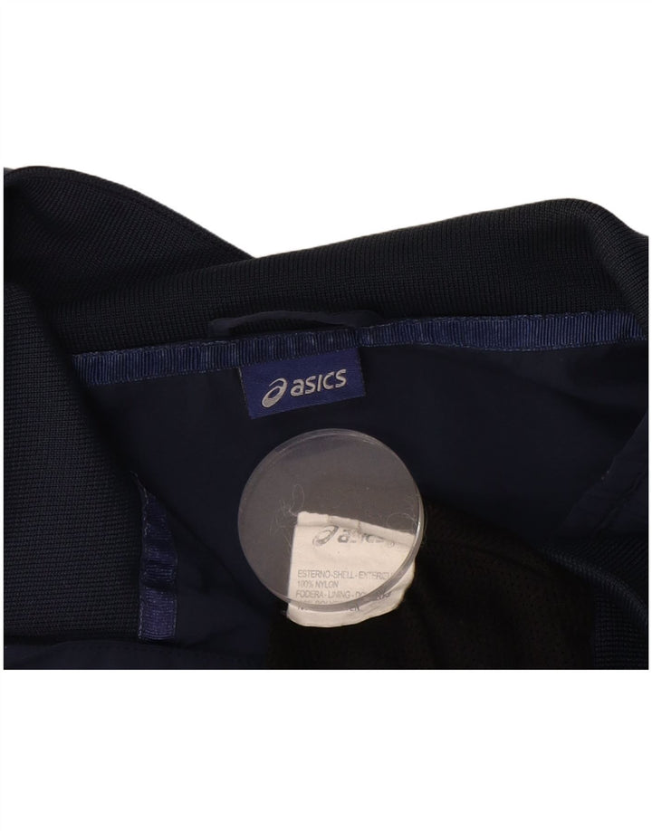 ASICS muška bomber jakna UK 40 Large tamnoplavi najlon