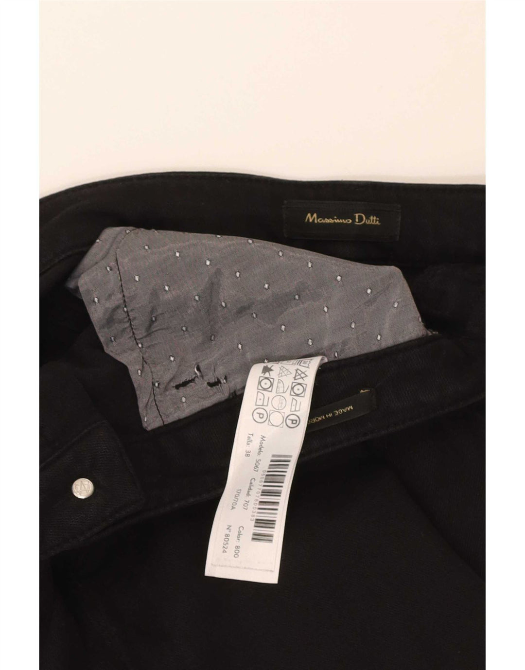 Ženske uske traperice Massimo Dutti EU 38 male W28 L28 crne