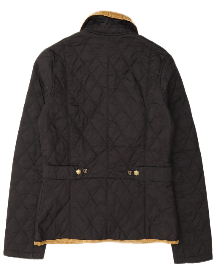 Barbour ženska prošivena jakna UK 6 XS sivi poliamid u boji