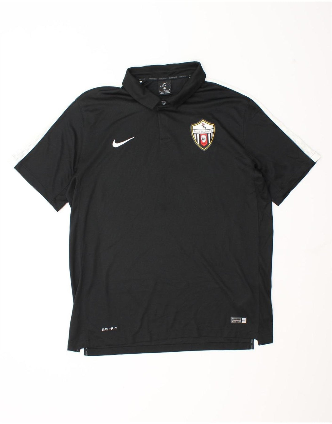 Nike muška Dri Fit grafička polo majica velika crna poliesterska boja