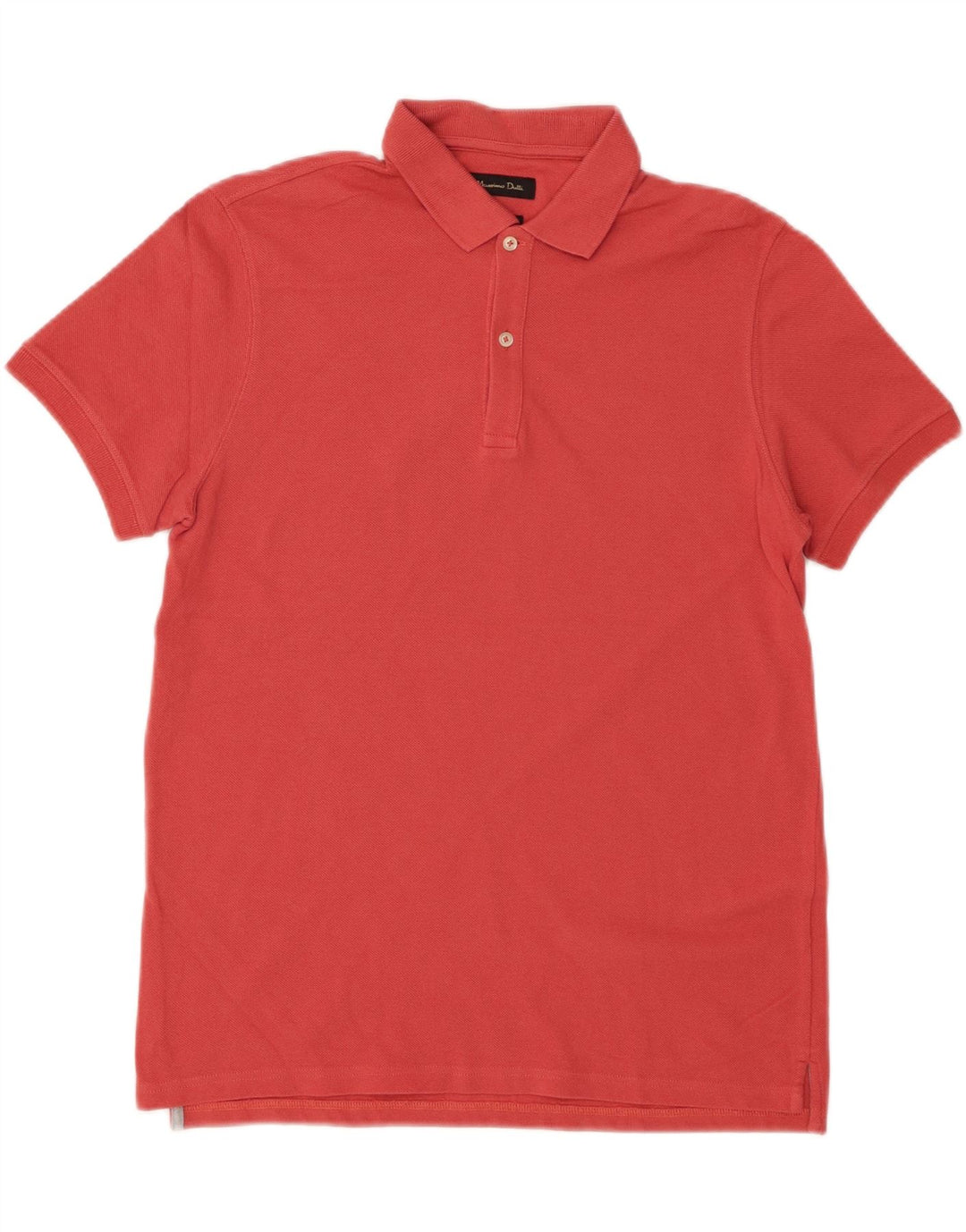 MASSIMO DUTTI Mens Polo Shirt Medium Red Vintage Massimo Dutti and Second-Hand Massimo Dutti from Messina Hembry 