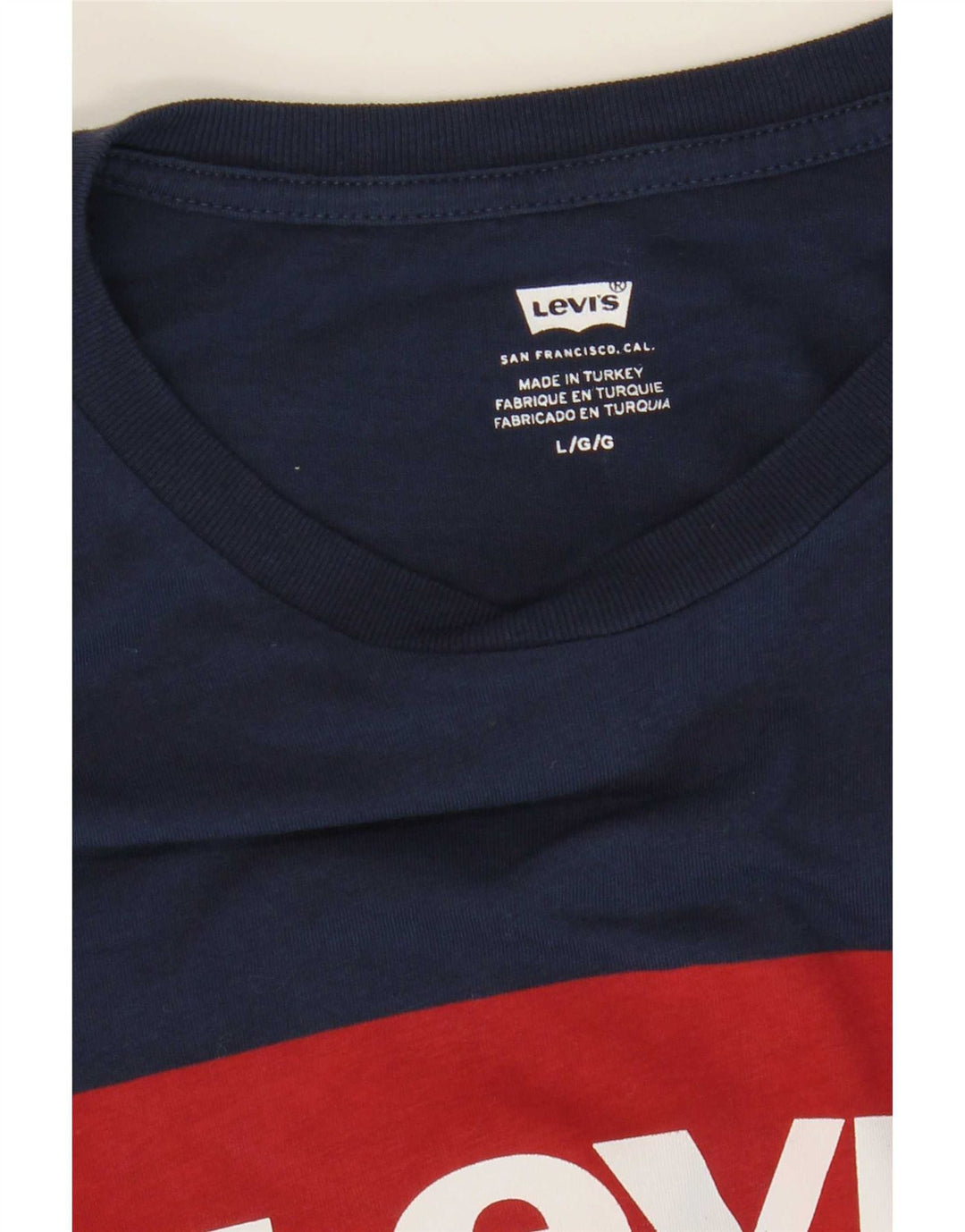 Levi's velika majica kratkih rukava s grafičkim motivima, tamnoplava