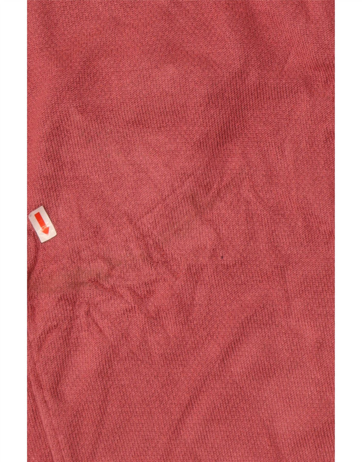 Ted Baker Muška majica s izrezom s patentnim zatvaračem Vel. 4 Velika ružičasta viskoza