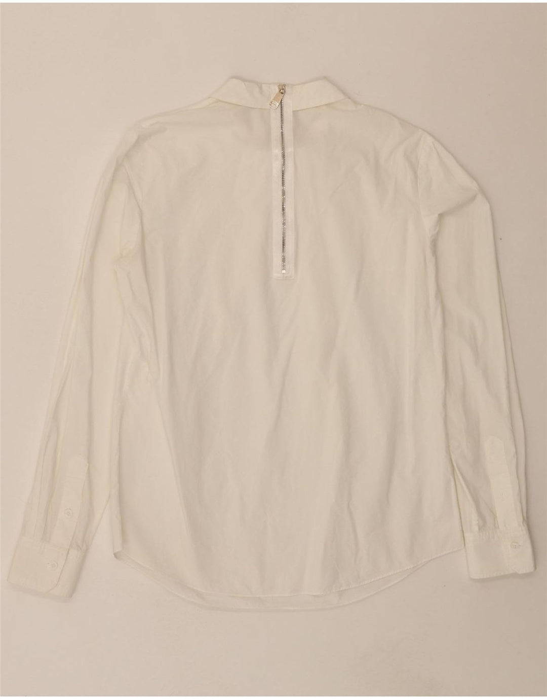 MAX & CO. Womens Pullover Shirt Blouse UK 12 Medium White Vintage Max & Co. and Second-Hand Max & Co. from Messina Hembry 
