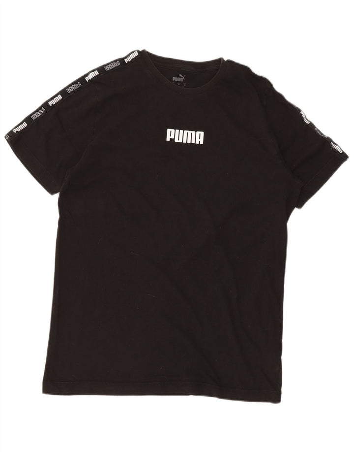 PUMA muška majica kratkih rukava srednje veličine, crni pamuk