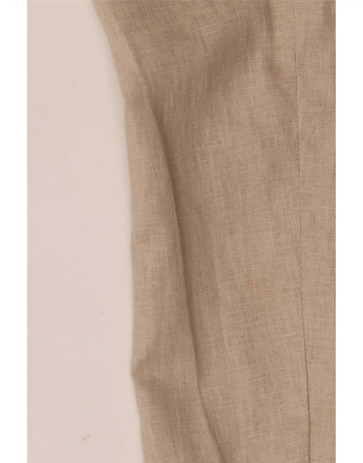 Marks & Spencer ženski sako sa 5 gumba UK 10 Small Beige Lan