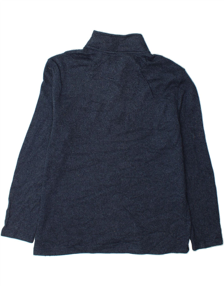 IZOD Mens Zip Neck Sweatshirt Jumper XL Navy Blue Polyester Vintage Izod and Second-Hand Izod from Messina Hembry 