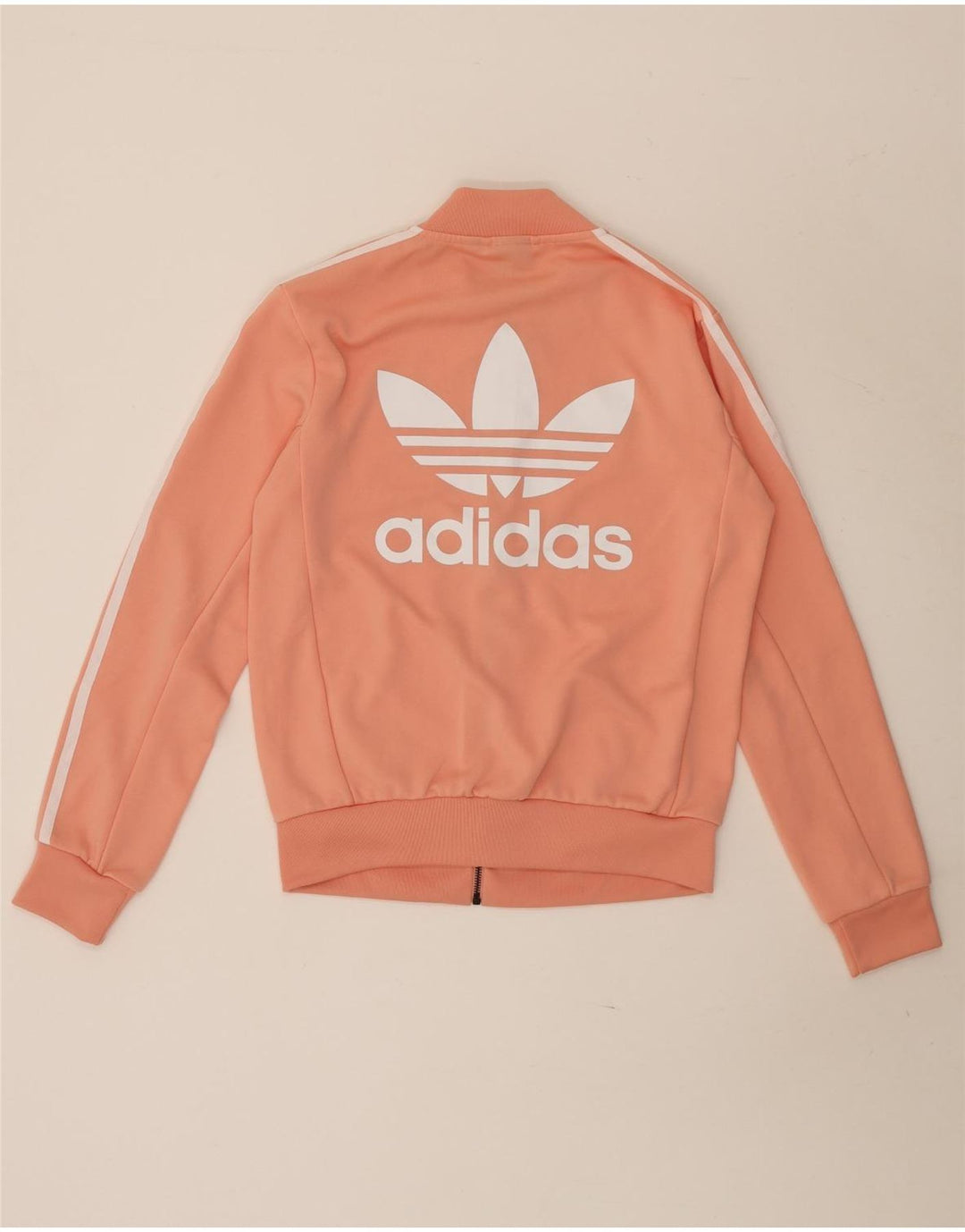 Adidas ženska gornja jakna trenirke UK 8, mali ružičasti poliester