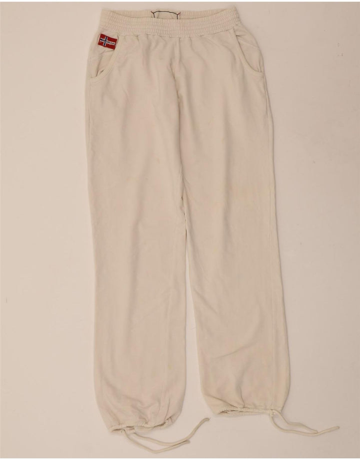 NAPAPIJRI Ženska trenirka s grafičkim motivima, Joggers hlače UK 12 srednje bijele boje