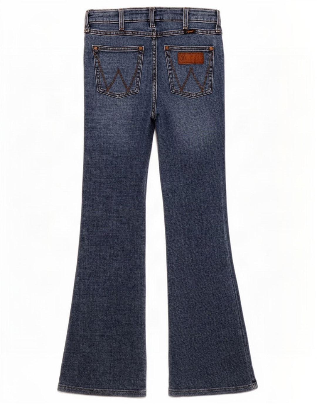 Wrangler ženske lepršave traperice W27 L31 plavi pamuk