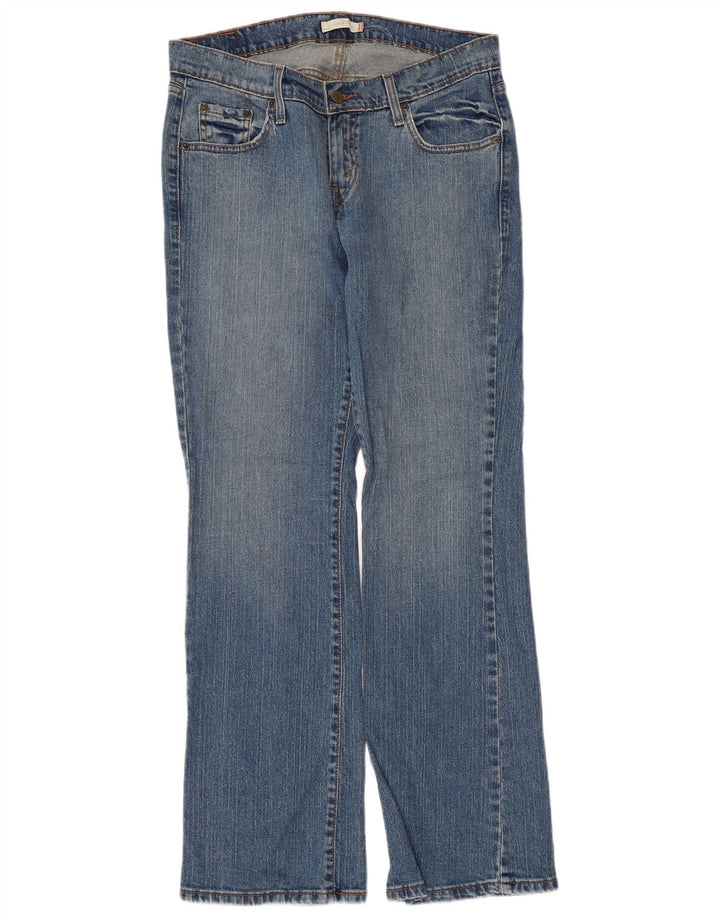 Levi's ženske zaobljene ravne traperice W34 L31 plave