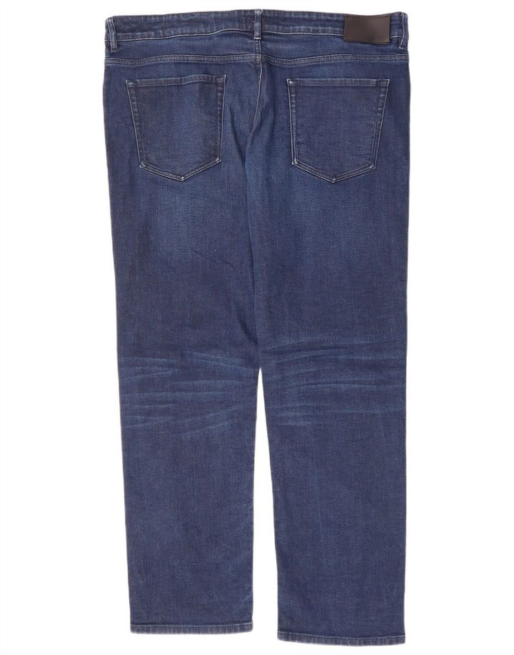 HUGO BOSS Muške ravne traperice W40 L32 plavi pamuk