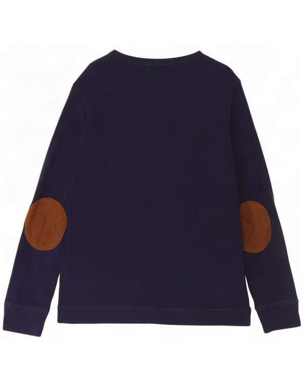 Ženska majica za jahanje dugih rukava Ralph Lauren UK 12 srednje tamnoplava