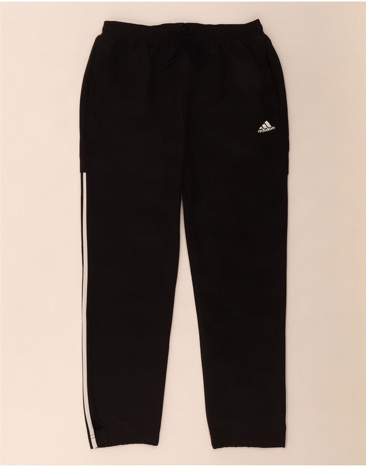 Adidas muške hlače za trenirku velike crne poliesterske