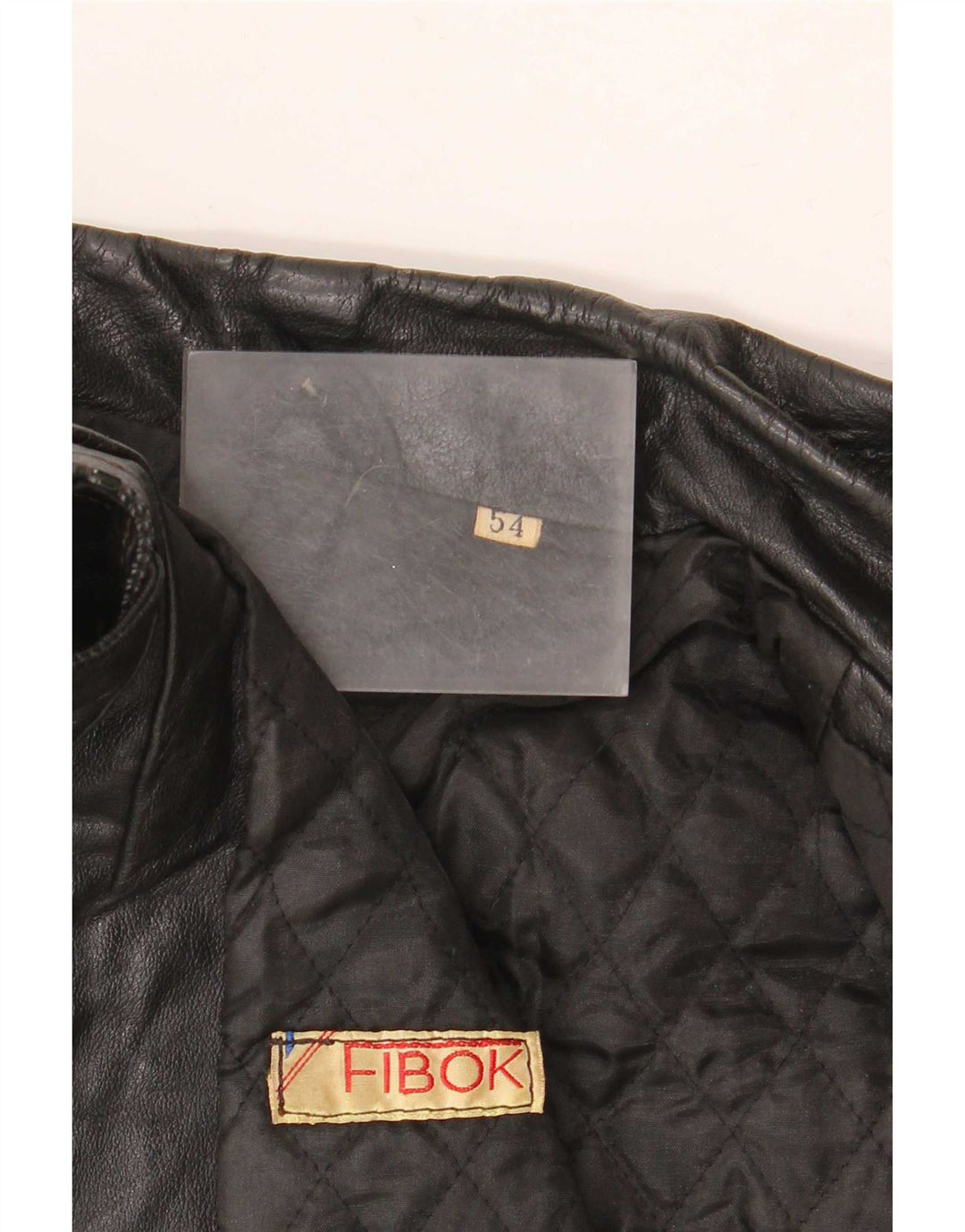 Fibok muška kožna jakna IT 54 2XL crna
