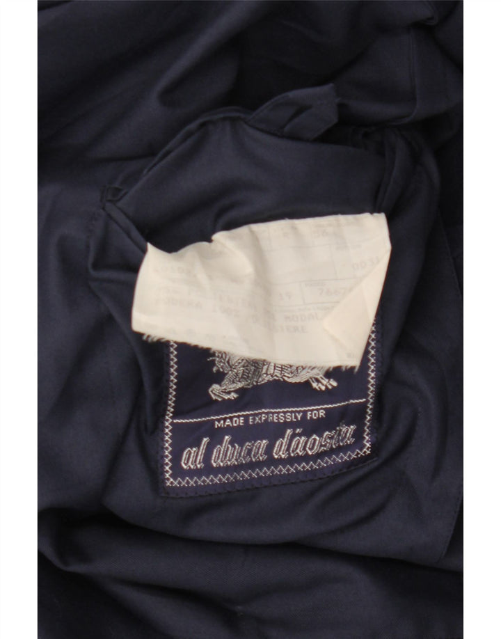 BURBERRYS muška jakna sa 2 gumba UK 56 XL tamnoplavi poliester