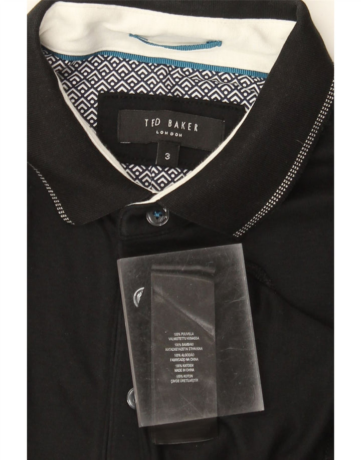 Ted Baker muška polo majica veličine 3 srednje crni pamuk