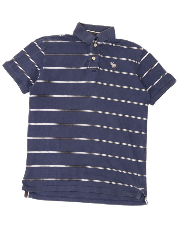Abercrombie & Fitch muška polo majica XL tamnoplavi pamuk na pruge