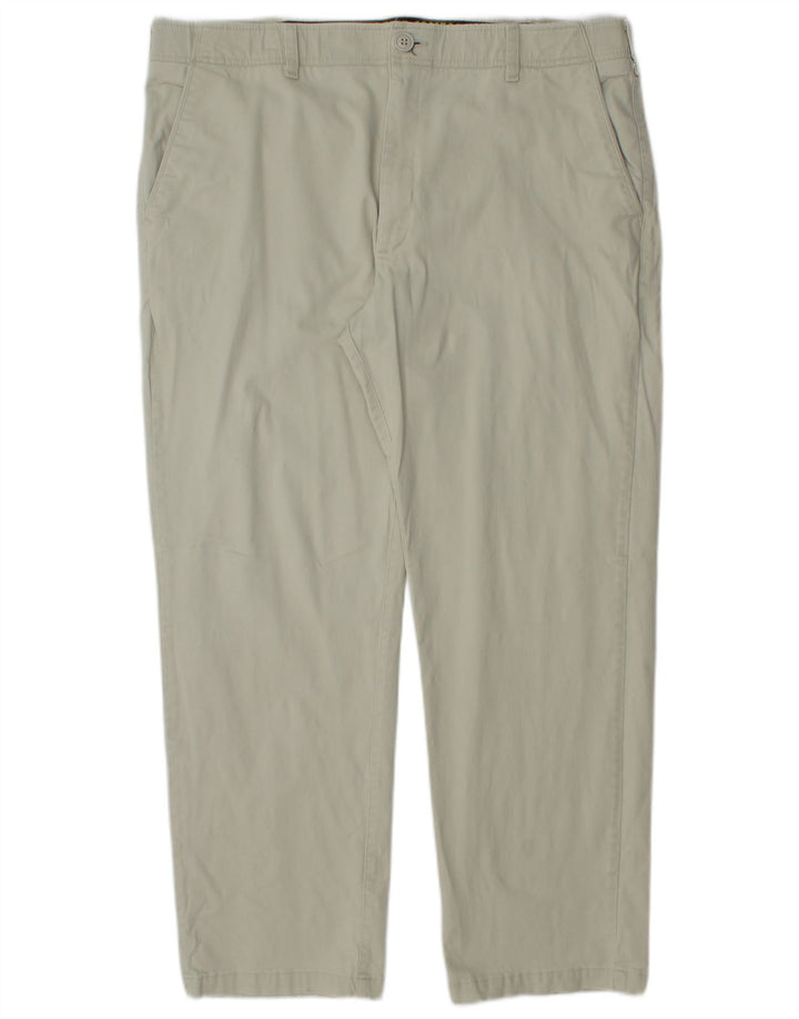 Lee Mens Extreme Motion Straight Chino Hlače W40 L28 Bež Pamuk