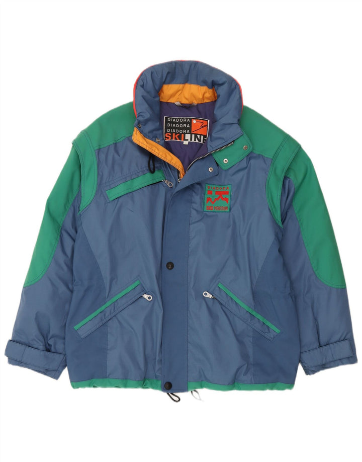 DIADORA Muška skijaška jakna UK 40 Large Blue Colourblock Poliester