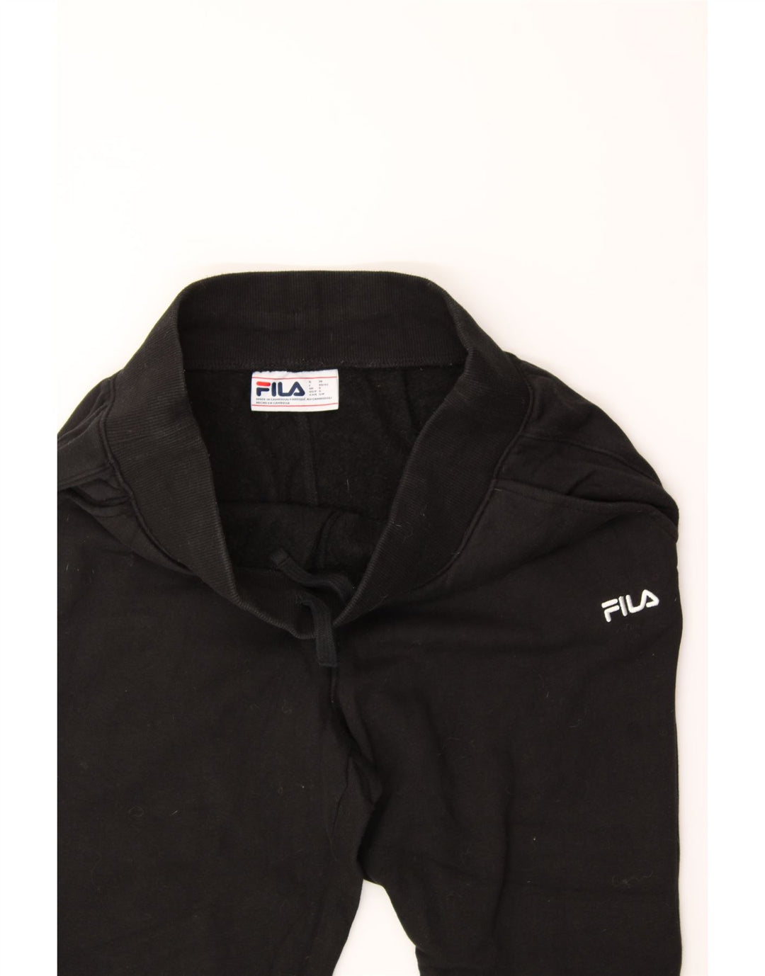 FILA Mens Tracksuit Trousers Joggers Small  Black Cotton Vintage Fila and Second-Hand Fila from Messina Hembry 