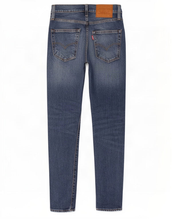 Levi's Womens Tapered Skinny Jeans W26 L30 Blue Cotton