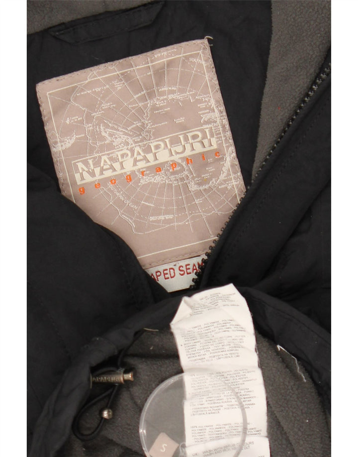 NAPAPIJRI muška anorak jakna s kapuljačom UK 36 mala crna poliester