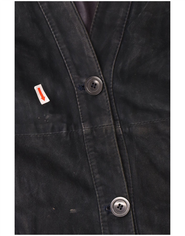 Nazareno Gabrielli ženska jakna od brušene kože IT 44 srednje tamnoplava